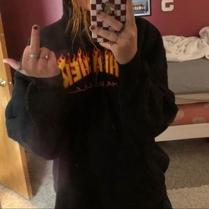 Black Thrasher hoodie